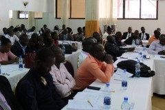 principals and registrars of Allied Health Training Institutions attending a feed back workshop on conduct of Examinations at Sports View Hotel Kireka octobe2